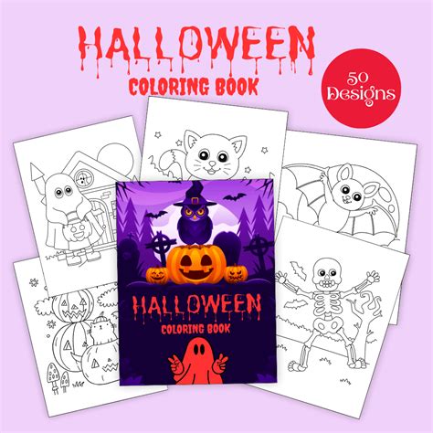 Halloween Coloring Book - PIXEL ART