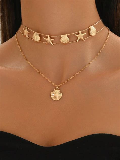 1pc New Creative Ocean Style Pendant Necklace | SHEIN USA