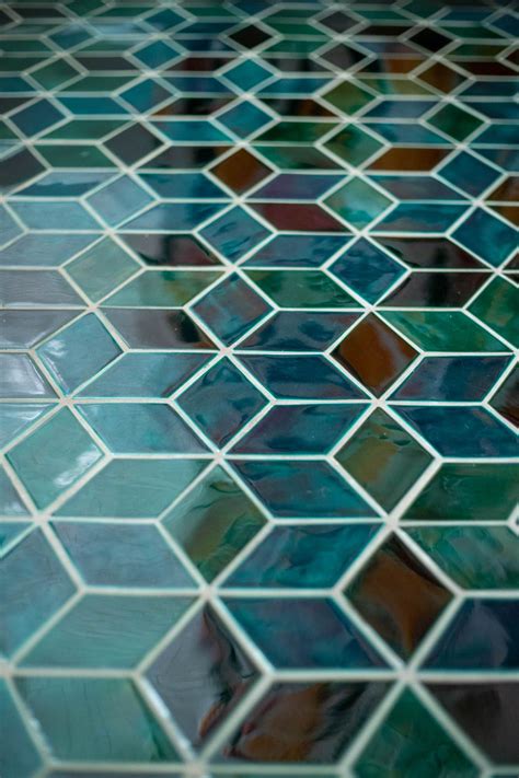 Emerald Green Floor Tile | Handmade ceramic tiles, Green flooring, Tile ...