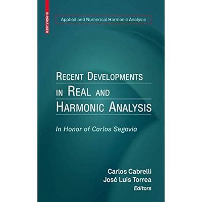 Recent Developments in Real and Harmonic Analysis: | Ubuy India