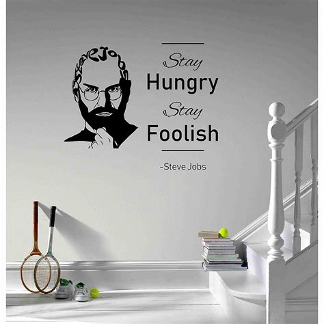 Buy KaaHego Stay Hungry Stay Foolish Wall Sticker for Home Online at ...