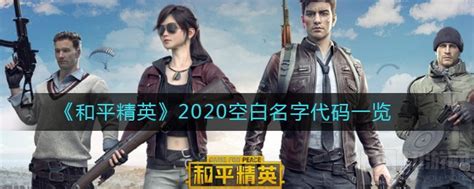 和平精英怎么空白名字怎么取 2020空白名字代码操作流程-游戏攻略 - 切游网