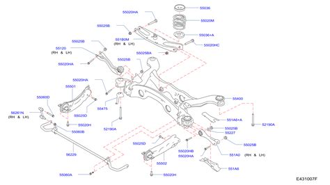 Infiniti I35 Suspension Trailing Arm (Right, Rear) - 55501-5DA0A - Genuine Infiniti Part