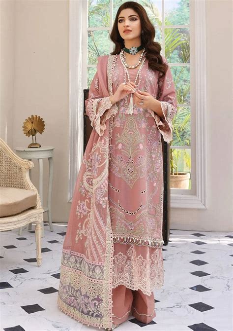 Elaf Festive Chikankari Lawn -Awwal Boutique