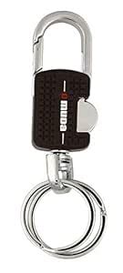 OMUDA Silver Metallic and Black Metal Double Ring Button Press Opening ...