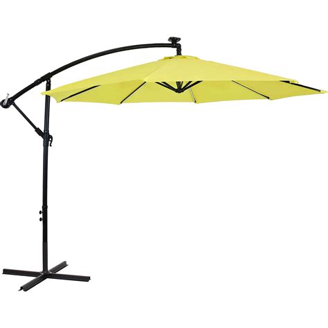 SERWALL 10ft Yellow Cantilever Patio Umbrella for Outdoor India | Ubuy