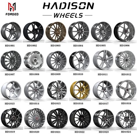 Customized Monoblock Forged Wheels by HADISON - 17"-24"