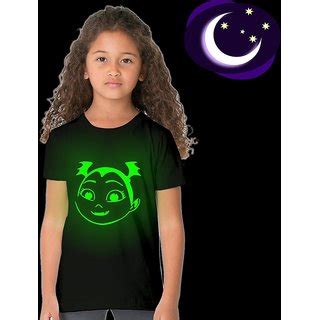 Buy Crazy Prints Vampirina Girl Glow in Dark T shirt for Kids Online ...