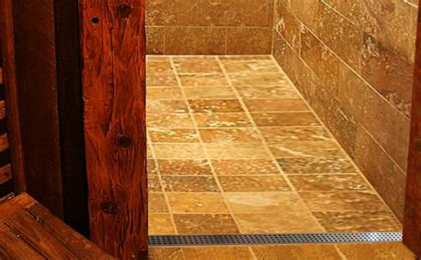 Image result for How Install Linear Drain in Walk-In Shower Non-Step