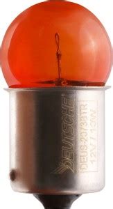 deutsche Indicator Bulb 12V-10W Amber (Tray Packing) (Ba 15s 18 ...