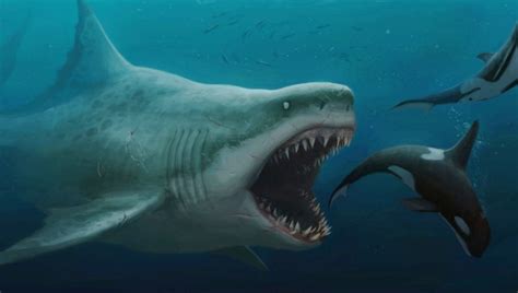 史前巨鲨大揭秘：巨齿鲨的前世今生_鲨鱼