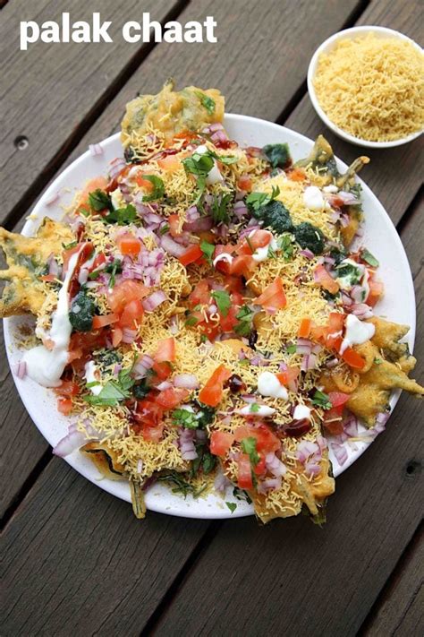 पालक चाट रेसिपी | palak chaat in hindi | पालक पकोड़ा चाट | स्पिनच पकोरा चाट