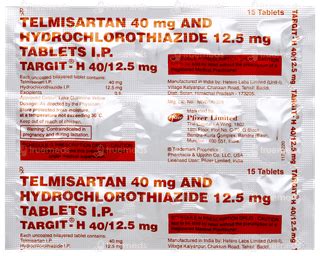Targit H 40125 Mg Tablet 15 - उपयोग, साइड इफेक्ट्स, खुराक, कीमत | Truemeds