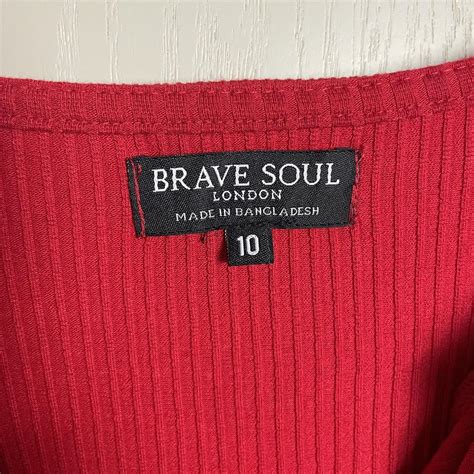 Brave Soul Petite joanna cami dress in rib with... - Depop