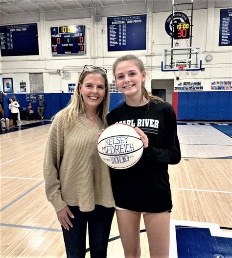 Section 1 girls basketball: Kelsey Miedreich joins mom in 1, *** -point ...