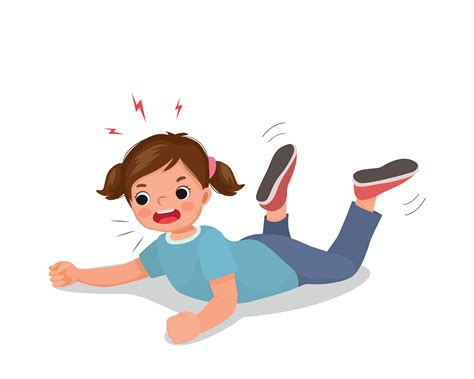 niña malcriada lanzando rabieta llorando gritando tirada en el suelo ...