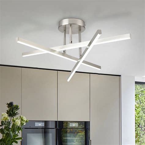 Wrought Studio Celene Modern LED Ceiling Light Fixtures Dimmable Semi ...