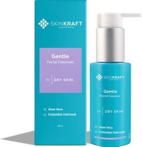 Skinkraft Gentle Facial Cleanser - Aloe Vera For Dry Skin With ...
