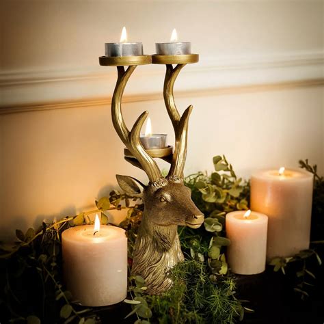 Amazon.com: Pawliss Reindeer Christmas Decorations, Modern Reindeer ...