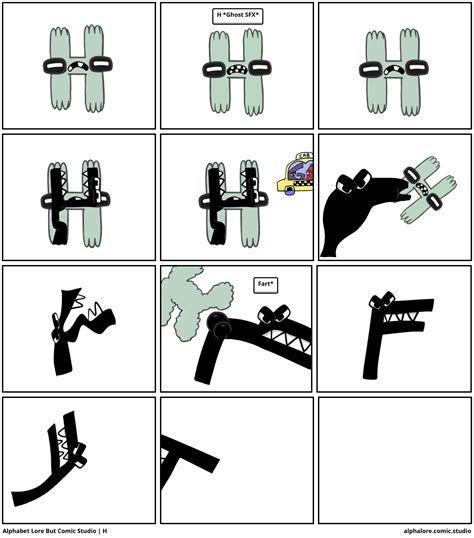 Alphabet Lore But Comic Studio | H - Comic Studio