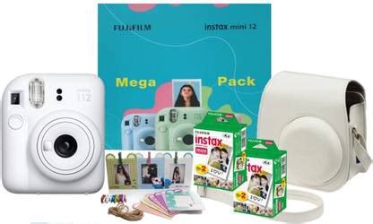 Fujifilm Instax Mini 12 Mega Pack with 40 Shots Instant Camera Price in ...