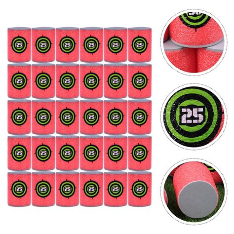 Buy 30PCS Foam Target Cans EVA Foam Dart Boards Target Game Accessories ...