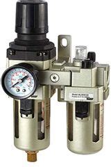 TECHNO 1/2 Inch BSP Pneumatic FRL Unit Air Filter Regulator Lubricator ...