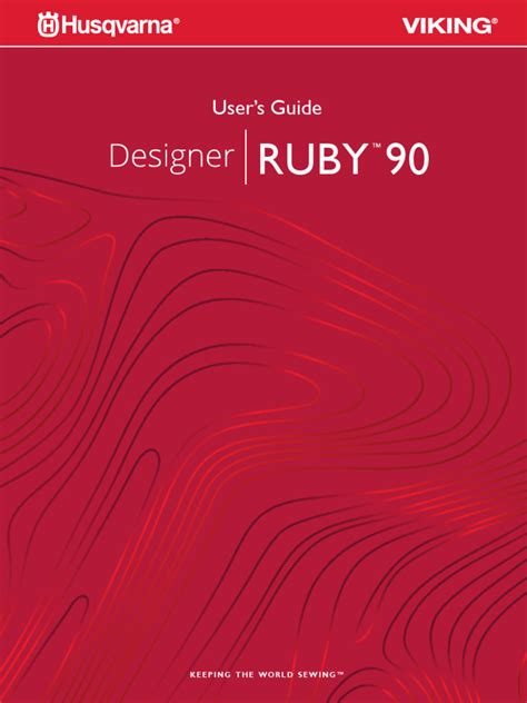 Image result for How to Thread Viking Designer Ruby 90