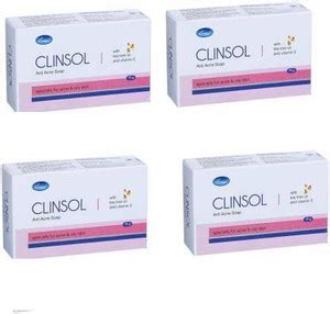 CLINSOIL Soap Pack Of 4(300 gm) - Price in India, Buy CLINSOIL Soap ...