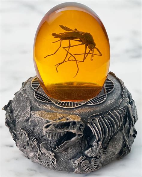 VEOJEIN Mosquito in Amber and Jurassic Base | Dinosaur Fossil Decor and ...
