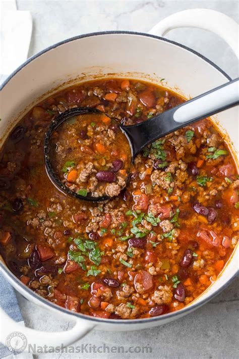 Chili Recipe Beef Beans at Gemma Oconor blog