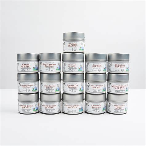 Complete Gourmet Cooking + Finishing Salts // Set of 16 - Gustus Vitae ...