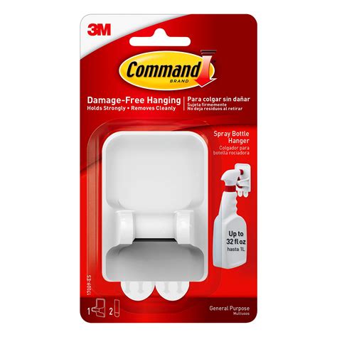 Buy Command17009 Grippers and Hangers: Spray Bottle Hanger (White ...