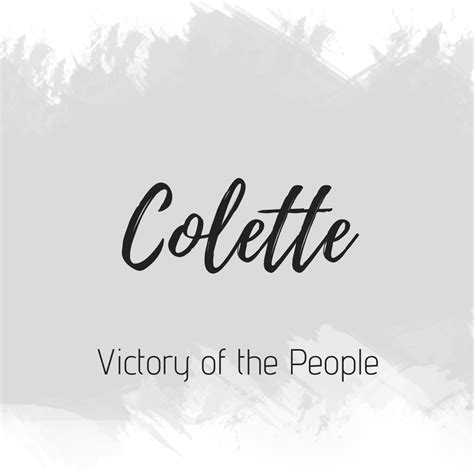 Colette - Meaningful Baby Names