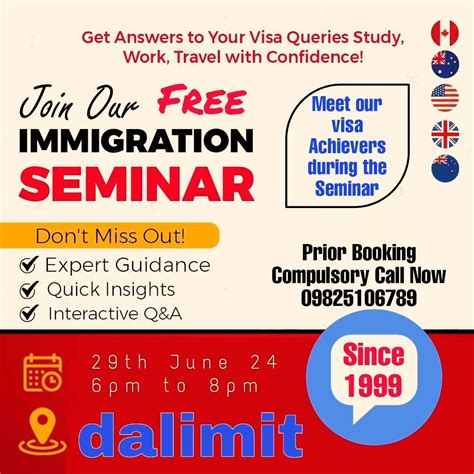 IMMIGRATION SEMINAR, Surat Gujrat, 29 June 2024 | AllEvents