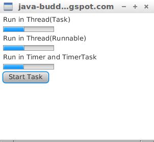 Image result for Timer in JavaFX Using Thread