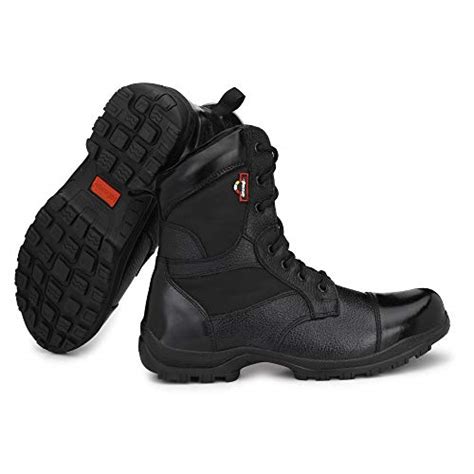 Buy Mikaasa Mens Black Genuine Leather Spider 003 Military and Tactical ...