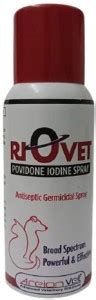 AreionVet Riovet Spray Like Betadine for Dogs with spray form and dry ...
