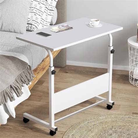 CUBIKER Engineered Wood Multi-Purpose Height-Adjustable Laptop Table ...
