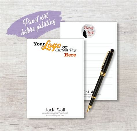 Custom Company Notepad 的图像结果