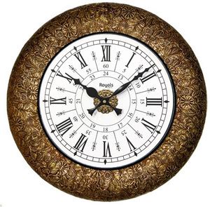Royals Cart Analog 45 cm X 45 cm Wall Clock Price in India - Buy Royals ...