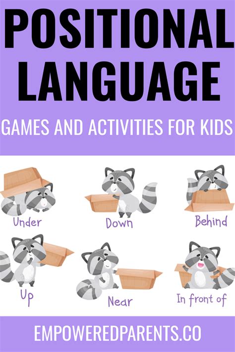 Image result for Positional Words Games