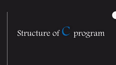 Image result for Ppt for Structure of C Program