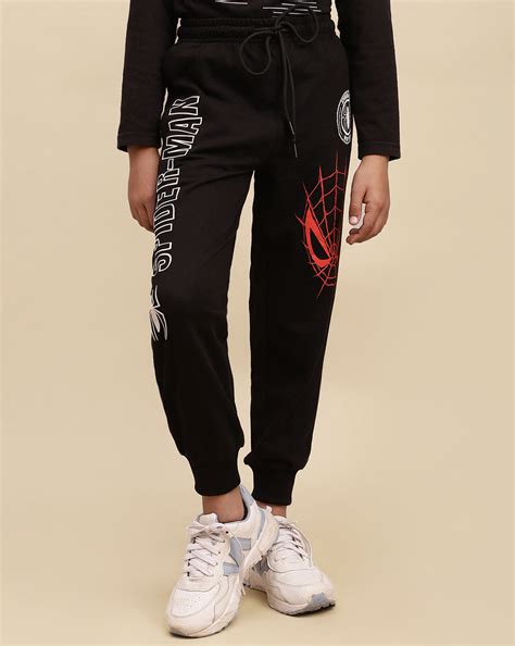 Spiderman Printed Regular Fit Jogger For Boys – Kidsville