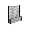 Enclo Privacy Screens Florence Freestanding 46-in W x 44-in H Ash Vinyl ...