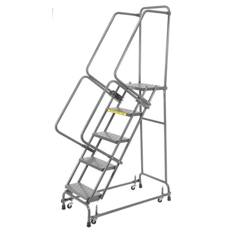 Ballymore Rolling Ladder, Steel, 50 in.H FSH518P | Zoro