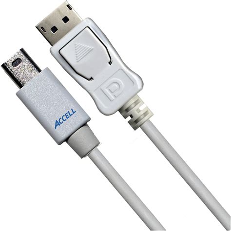 Accell Mdp to DP 1.2 - VESA-Certified Mini DisplayPort to DisplayPort 1 ...