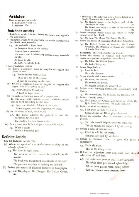 Pathfinder English part - Articles However, if the reference is to a ...
