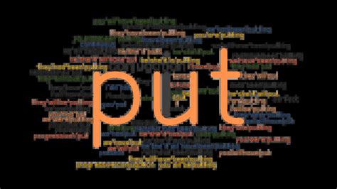 Whats The Past Tense Of Put - Design Talk