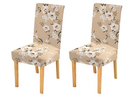 House of Quirk Elastic Chair Cover Stretch Removable Washable Short ...